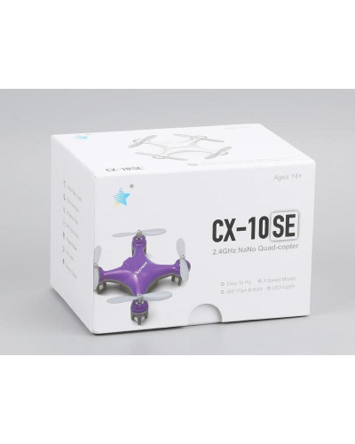 Р/У квадрокоптер Cheerson CX-10SE Mini RTF 2.4G (розовый)