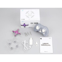 Р/У квадрокоптер Cheerson CX-10SE Mini RTF 2.4G (розовый)