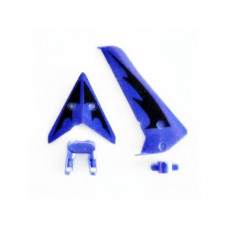 Хвостовое оперение (синее) для вертолета Syma S107G