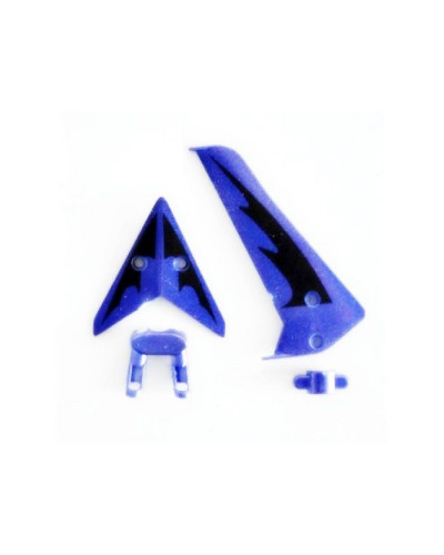 Хвостовое оперение (синее) для вертолета Syma S107G
