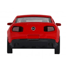Машина "АВТОПАНОРАМА" Ford Mustang GT, красный, 1/43, инерция, откр. двери, в/к 17,5*12,5*6,5 см