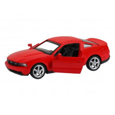 Машина "АВТОПАНОРАМА" Ford Mustang GT, красный, 1/43, инерция, откр. двери, в/к 17,5*12,5*6,5 см