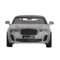 Машина "АВТОПАНОРАМА" Bentley Supersport ISR серый, 1/43, инерция, в/к 17,5*12,5*6,5 см