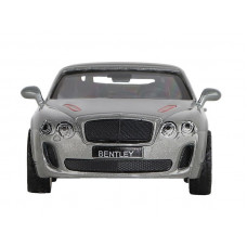 Машина "АВТОПАНОРАМА" Bentley Supersport ISR серый, 1/43, инерция, в/к 17,5*12,5*6,5 см