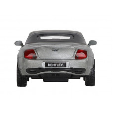 Машина "АВТОПАНОРАМА" Bentley Supersport ISR серый, 1/43, инерция, в/к 17,5*12,5*6,5 см