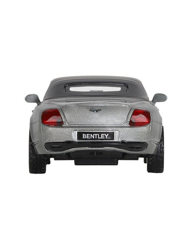 Машина "АВТОПАНОРАМА" Bentley Supersport ISR серый, 1/43, инерция, в/к 17,5*12,5*6,5 см