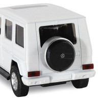 Машина "АВТОПАНОРАМА" Mercedes-Benz G350d, белый, 1/42, инерция, в/к 17,5*12,5*6,5 см