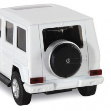 Машина "АВТОПАНОРАМА" Mercedes-Benz G350d, белый, 1/42, инерция, в/к 17,5*12,5*6,5 см