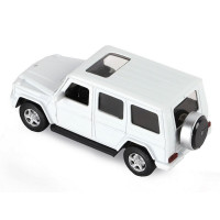Машина "АВТОПАНОРАМА" Mercedes-Benz G350d, белый, 1/42, инерция, в/к 17,5*12,5*6,5 см