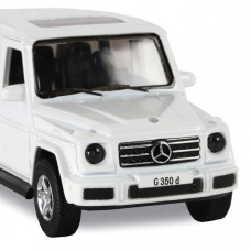Машина "АВТОПАНОРАМА" Mercedes-Benz G350d, белый, 1/42, инерция, в/к 17,5*12,5*6,5 см
