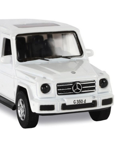 Машина "АВТОПАНОРАМА" Mercedes-Benz G350d, белый, 1/42, инерция, в/к 17,5*12,5*6,5 см