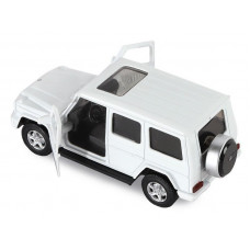 Машина "АВТОПАНОРАМА" Mercedes-Benz G350d, белый, 1/42, инерция, в/к 17,5*12,5*6,5 см