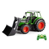 Радиоуправляемый сельскохозяйственный трактор с погрузчиком Double Eagle 1:16 2.4G RTR