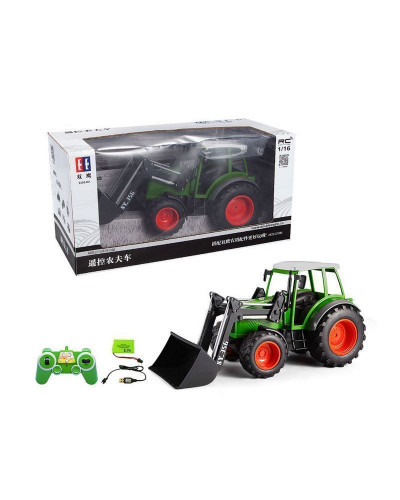 Радиоуправляемый сельскохозяйственный трактор с погрузчиком Double Eagle 1:16 2.4G RTR