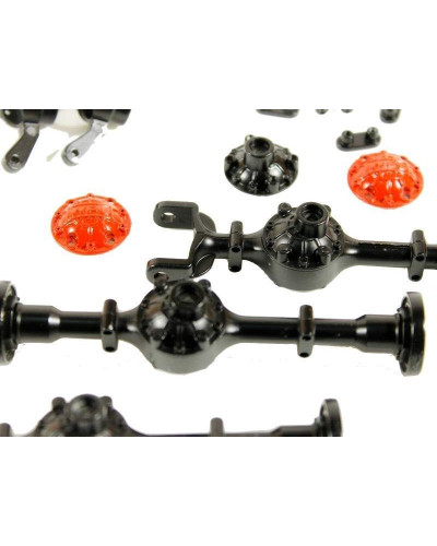 Корпуса мостов WPL 6x6, металл для моделей B-16, B-36