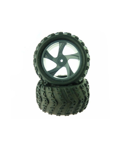 Колеса в сборе для автомоделей Himoto E18MT, E18MTL, 2шт.