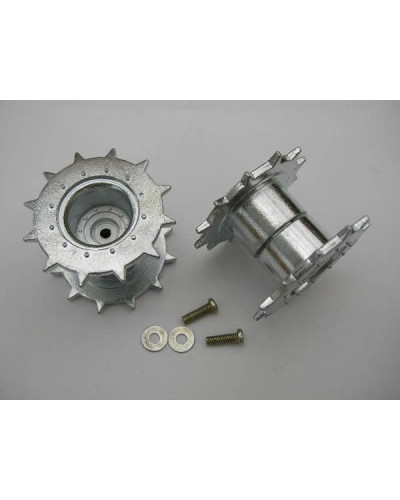 Ведущие звёздочки 2 штуки (металл) для танка М41 (стар.арт. W39-002)