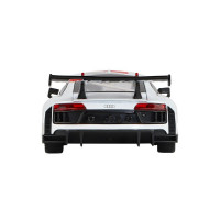 Машина "АВТОПАНОРАМА" AUDI R8, белый перламутр, 1/32, свет, звук, инерция, в/к 17,5*13,5*9 см
