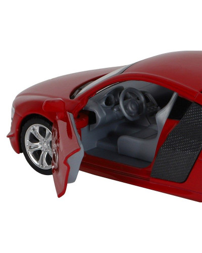 Машина "АВТОПАНОРАМА" Audi R8 GT, красный, 1/32, свет, звук, инерция, в/к 17,5*13,5*9 см