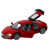 Машина "АВТОПАНОРАМА" Audi R8 GT, красный, 1/32, свет, звук, инерция, в/к 17,5*13,5*9 см