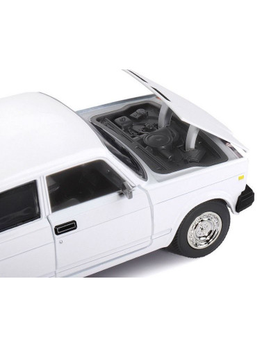 Машина "АВТОПАНОРАМА" ВАЗ 2107, 1/24, белый, инерция, в/к 24,5*12,5*10,5 см