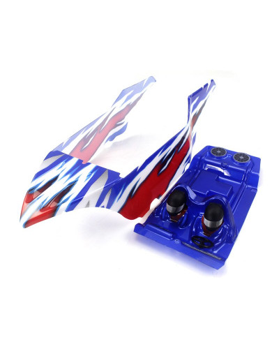 Красно-синий кузов в сборе для багги Himoto E10DB/DBL 1/10