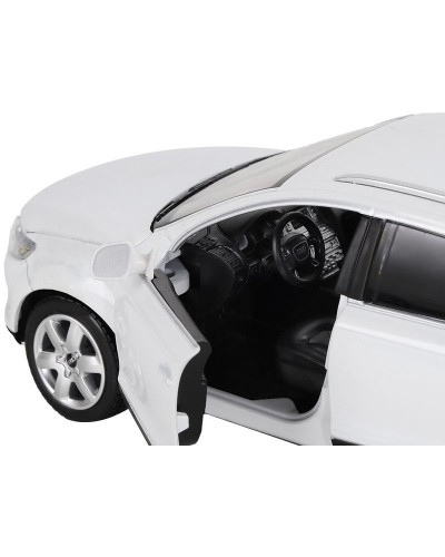 Машина "АВТОПАНОРАМА" Audi Q7, белый, 1/24, свет, звук, в/к 24,5*12,5*10,5 см