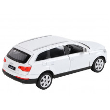 Машина "АВТОПАНОРАМА" Audi Q7, белый, 1/24, свет, звук, в/к 24,5*12,5*10,5 см