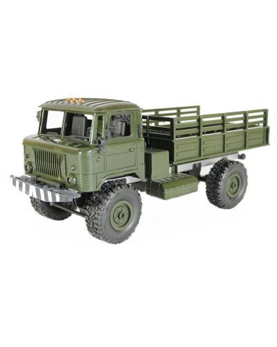 Радиоуправляемая машина MN MODEL ГАЗ-66 грузовая (зеленая) 4WD 2.4G 1/16 RTR