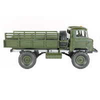 Радиоуправляемая машина MN MODEL ГАЗ-66 грузовая (зеленая) 4WD 2.4G 1/16 RTR