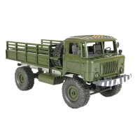 Радиоуправляемая машина MN MODEL ГАЗ-66 грузовая (зеленая) 4WD 2.4G 1/16 RTR