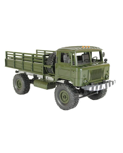 Радиоуправляемая машина MN MODEL ГАЗ-66 грузовая (зеленая) 4WD 2.4G 1/16 RTR