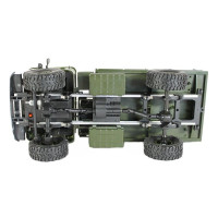 Радиоуправляемая машина MN MODEL ГАЗ-66 грузовая (зеленая) 4WD 2.4G 1/16 RTR