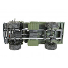 Радиоуправляемая машина MN MODEL ГАЗ-66 грузовая (зеленая) 4WD 2.4G 1/16 RTR