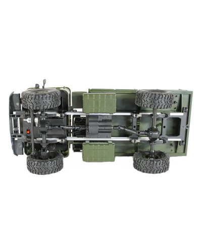 Радиоуправляемая машина MN MODEL ГАЗ-66 грузовая (зеленая) 4WD 2.4G 1/16 RTR