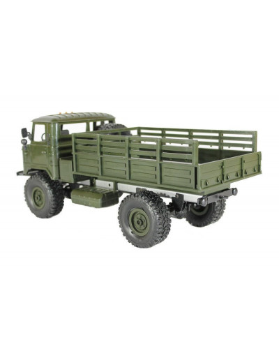 Радиоуправляемая машина MN MODEL ГАЗ-66 грузовая (зеленая) 4WD 2.4G 1/16 RTR