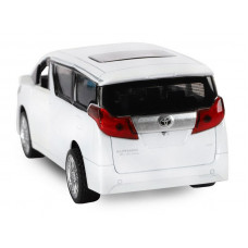 Машина "АВТОПАНОРАМА" Toyota Alphard, белый, 1/43, инерция, откр. двери, в/к 17,5*12,5*6,5 см