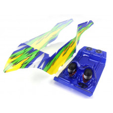 Желто-зеленый кузов в сборе для багги Himoto E10DB/DBL 1/10