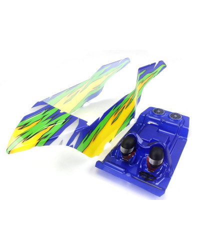 Желто-зеленый кузов в сборе для багги Himoto E10DB/DBL 1/10