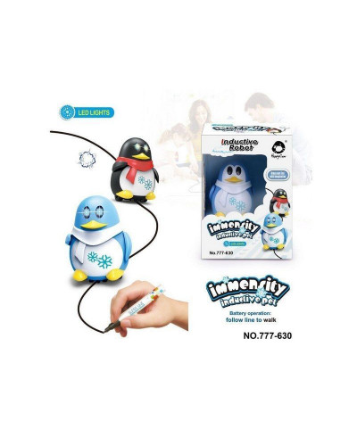 Робот-пингвин HappyCow 777-630, сенсор, движется по линии
