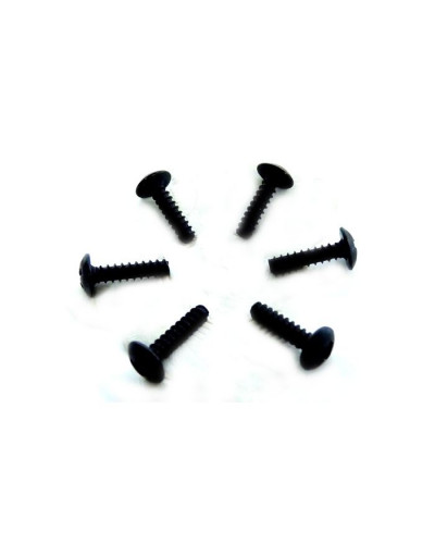 Винты с круглой головкой M3х12 под крестовую отвертку, 6шт.