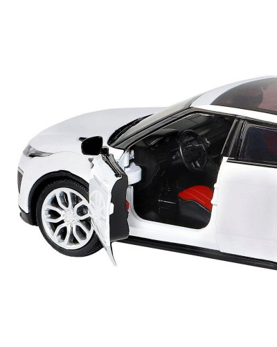 Машина "АВТОПАНОРАМА" Range Rover Evoque, белый, 1/32, свет, звук, инерция, в/к 17,5*13,5*9 см