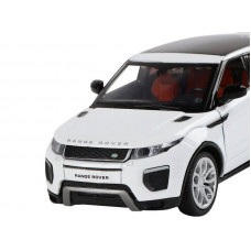 Машина "АВТОПАНОРАМА" Range Rover Evoque, белый, 1/32, свет, звук, инерция, в/к 17,5*13,5*9 см