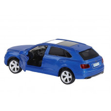 Машина "АВТОПАНОРАМА" BENTLEY BENTAYGA, синий, 1/45, инерция, в/к 17,5*12,5*6,5 см