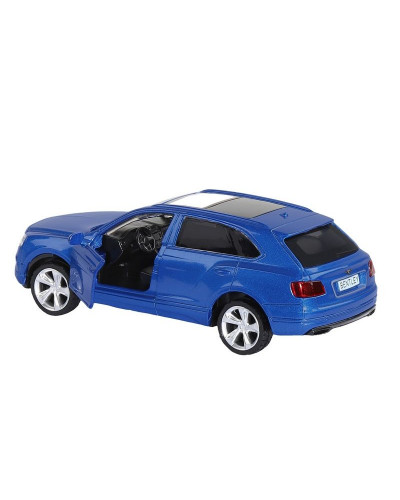 Машина "АВТОПАНОРАМА" BENTLEY BENTAYGA, синий, 1/45, инерция, в/к 17,5*12,5*6,5 см