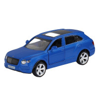 Машина "АВТОПАНОРАМА" BENTLEY BENTAYGA, синий, 1/45, инерция, в/к 17,5*12,5*6,5 см