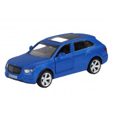Машина "АВТОПАНОРАМА" BENTLEY BENTAYGA, синий, 1/45, инерция, в/к 17,5*12,5*6,5 см