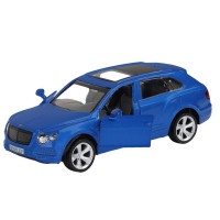 Машина "АВТОПАНОРАМА" BENTLEY BENTAYGA, синий, 1/45, инерция, в/к 17,5*12,5*6,5 см
