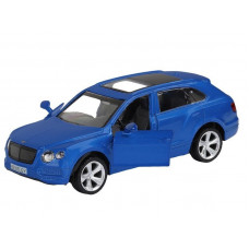 Машина "АВТОПАНОРАМА" BENTLEY BENTAYGA, синий, 1/45, инерция, в/к 17,5*12,5*6,5 см