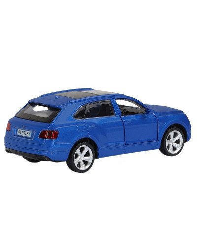 Машина "АВТОПАНОРАМА" BENTLEY BENTAYGA, синий, 1/45, инерция, в/к 17,5*12,5*6,5 см
